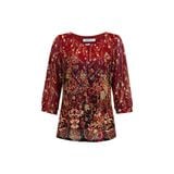  HẠNH - Áo kiểu cổ tròn đính ngọc trai tay lỡ chất liệu thun lưới 84168/5.426 