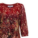  HẠNH - Áo kiểu cổ tròn đính ngọc trai tay lỡ chất liệu thun lưới 84168/5.426 