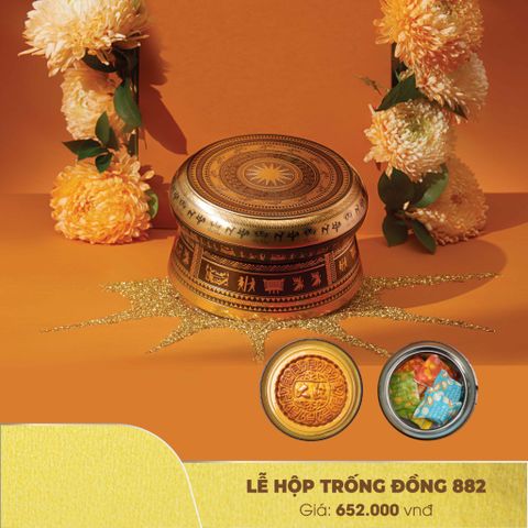  Bánh Trung Thu Đại Phát - Lễ Hộp Trống Đồng 882 