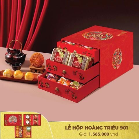  Bánh Trung Thu Đại Phát - Lễ Hộp Hoàng Triều 901 