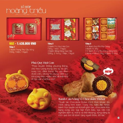  Bánh Trung Thu Đại Phát - Lễ Hộp Hoàng Triều 