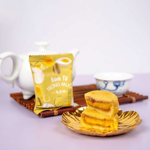  Bánh Tô Trứng Muối 40g - 5 Bánh 