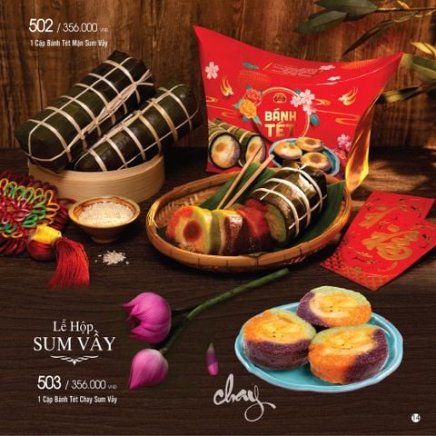  Lễ Hộp Bánh Tét Sum Vầy 