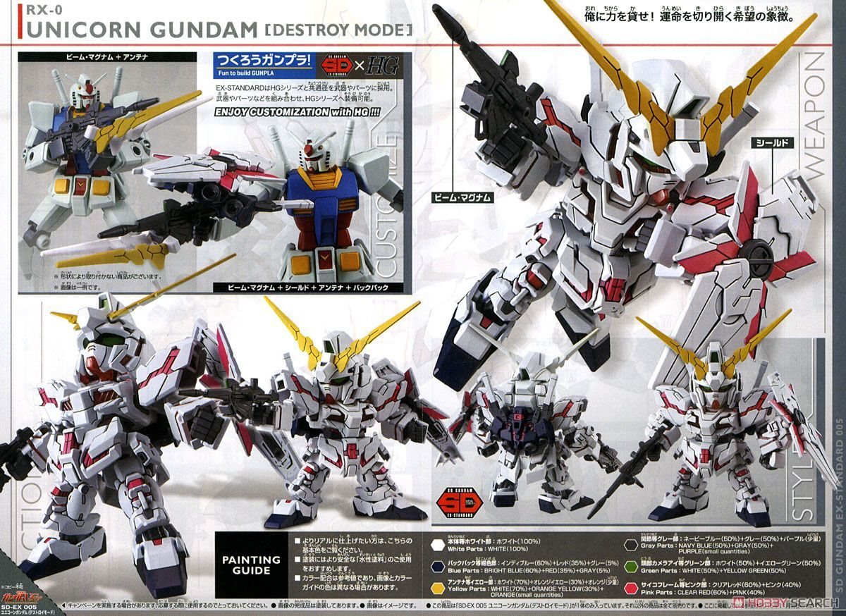  [Bandai] SD-EX Unicorn Gundam 