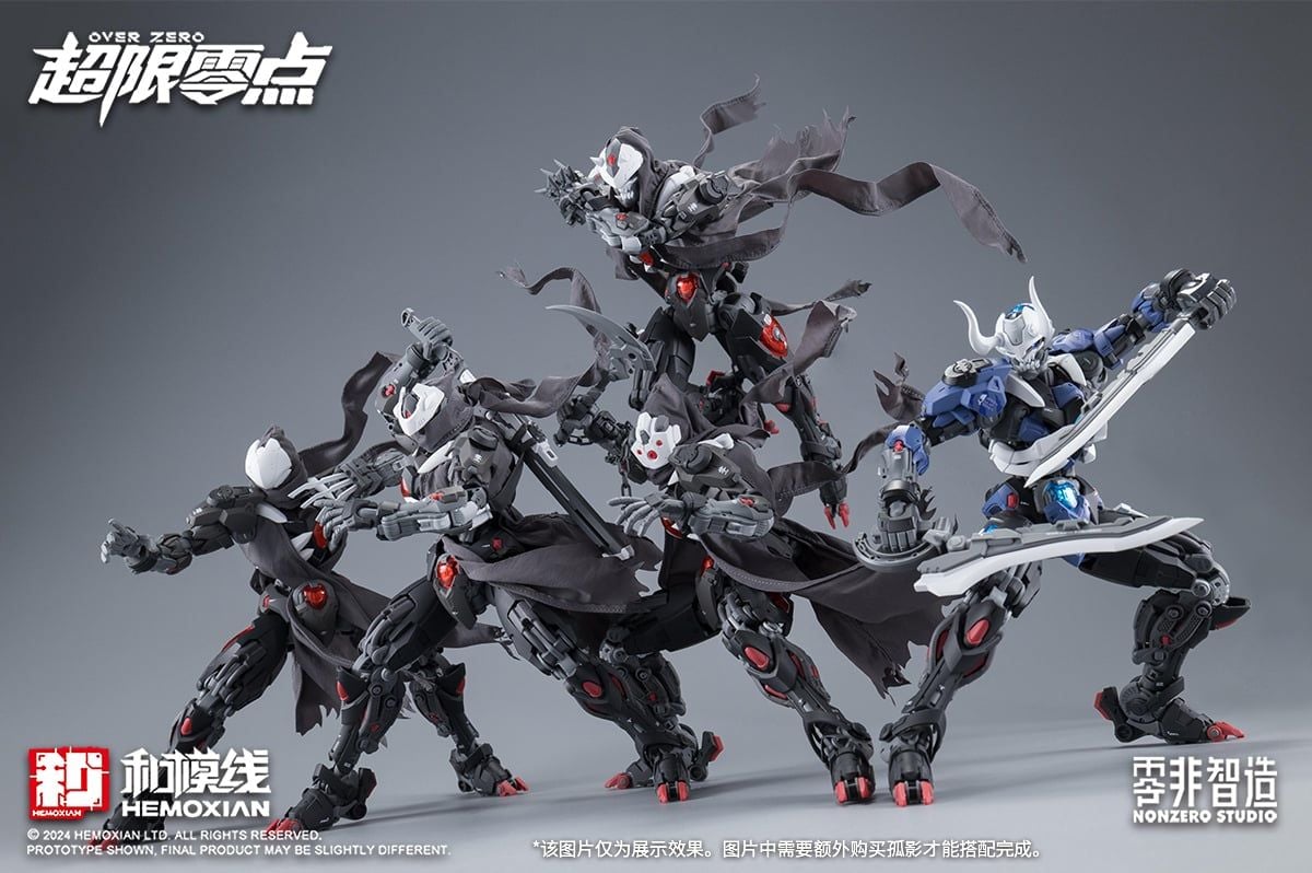  1/100 Hemoxian Lone Shadow Bản Full 5 dạng (Mô hình lắp ráp) 