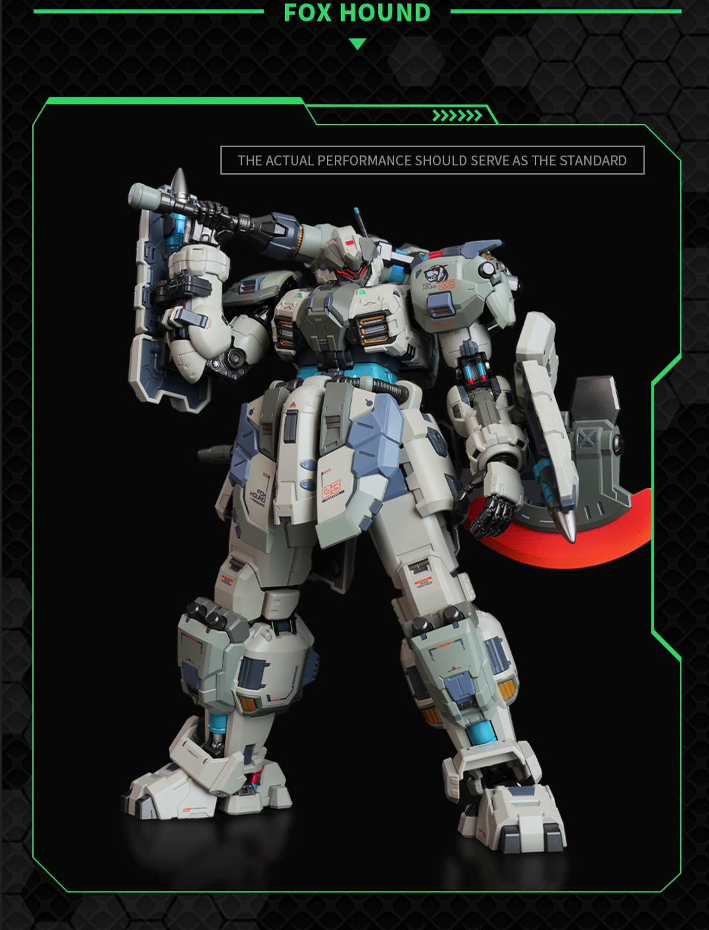  1/100 FoxHound [T.Y.R.A.N.T] Bản combo 3 (Mô Hình Ráp Sẵn) 