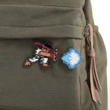  Pin cài Street Fighter nhân vật Ken & Ryu Bắn Chưởng Lực (Combo 2 chiếc nhân vật + chưởng lực) 