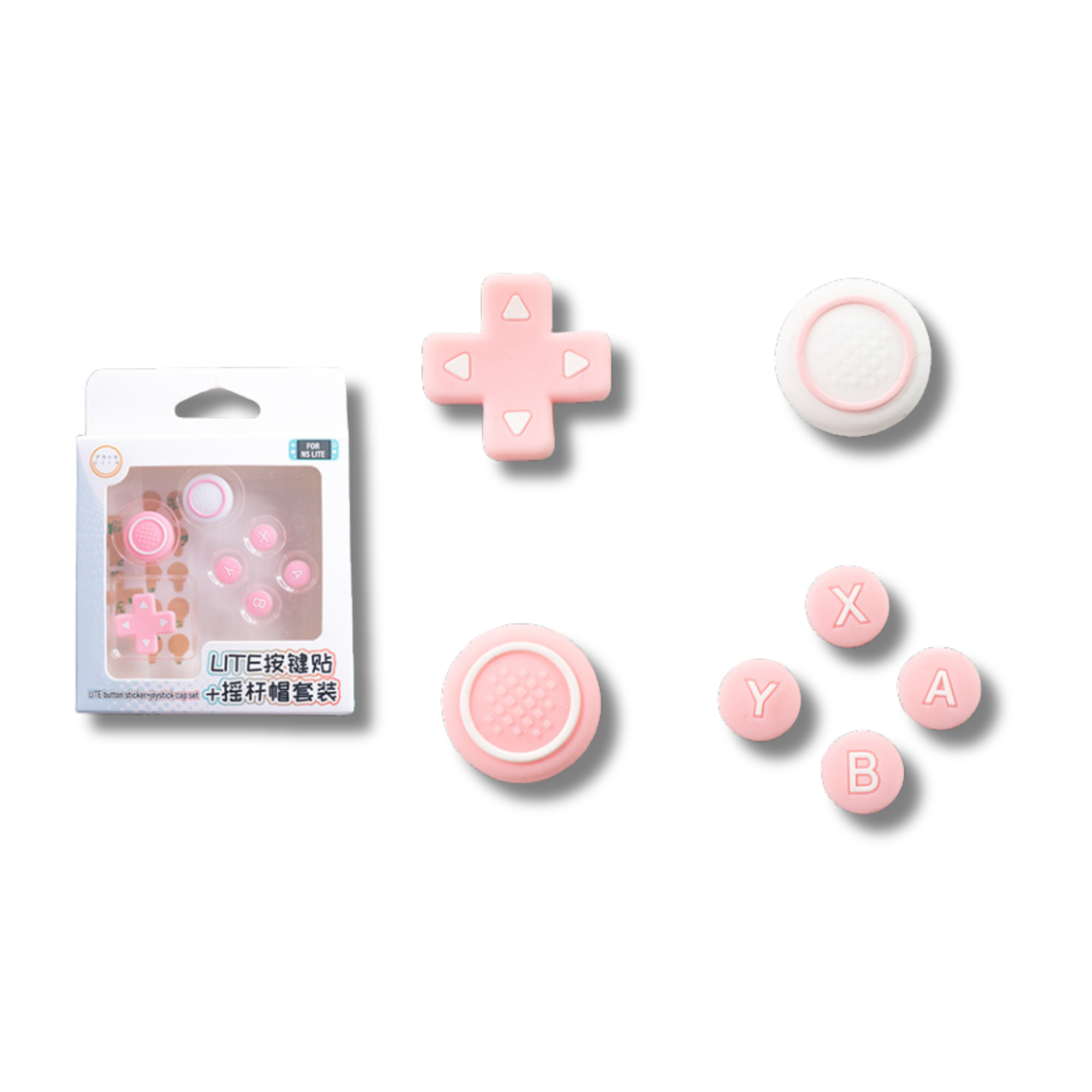  Núm bọc SET silicon mềm cho Nintendo Switch Lite - Thumb Grip 