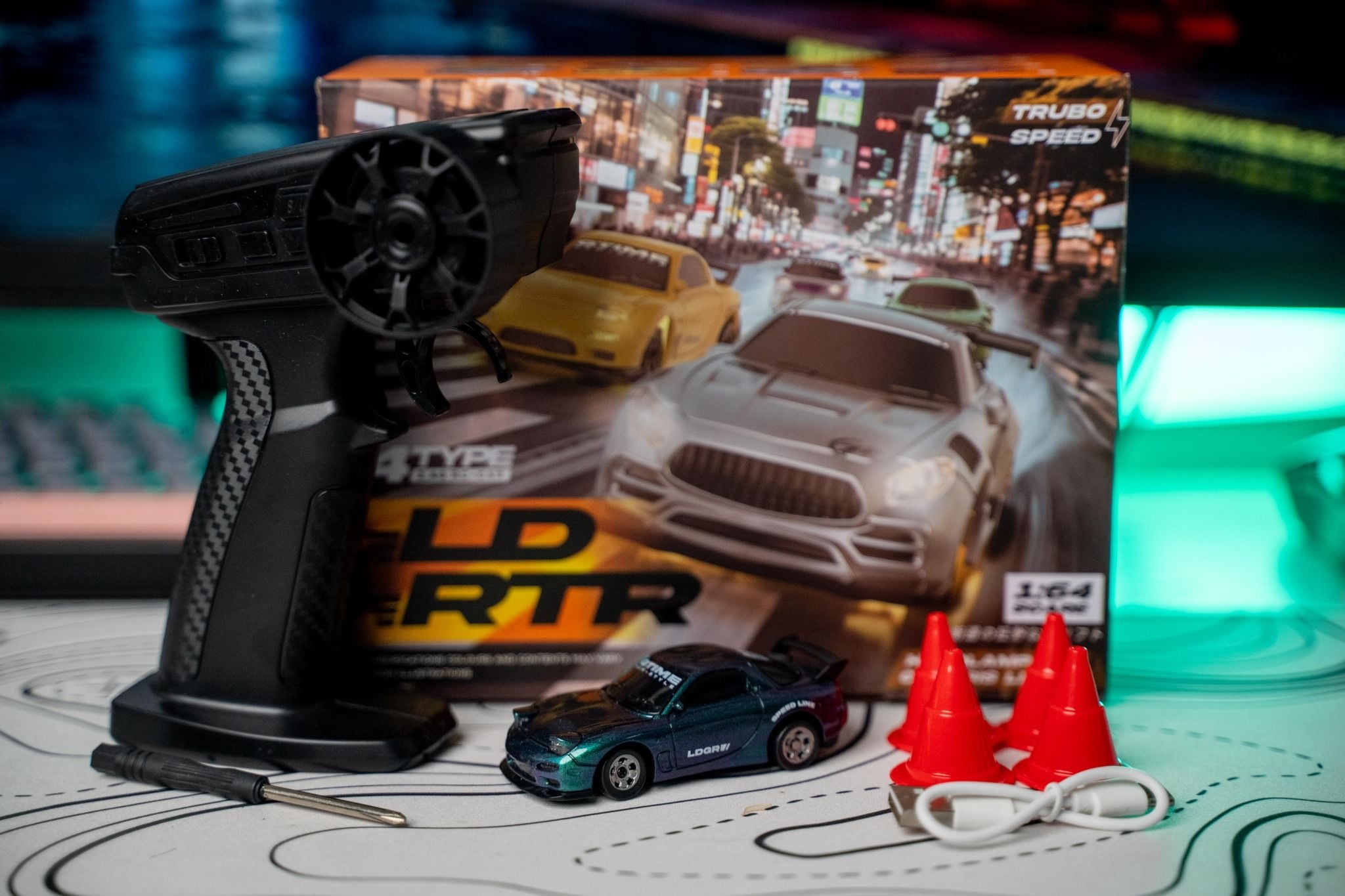  Xe đua điều khiển Mini Drift (1:64) 