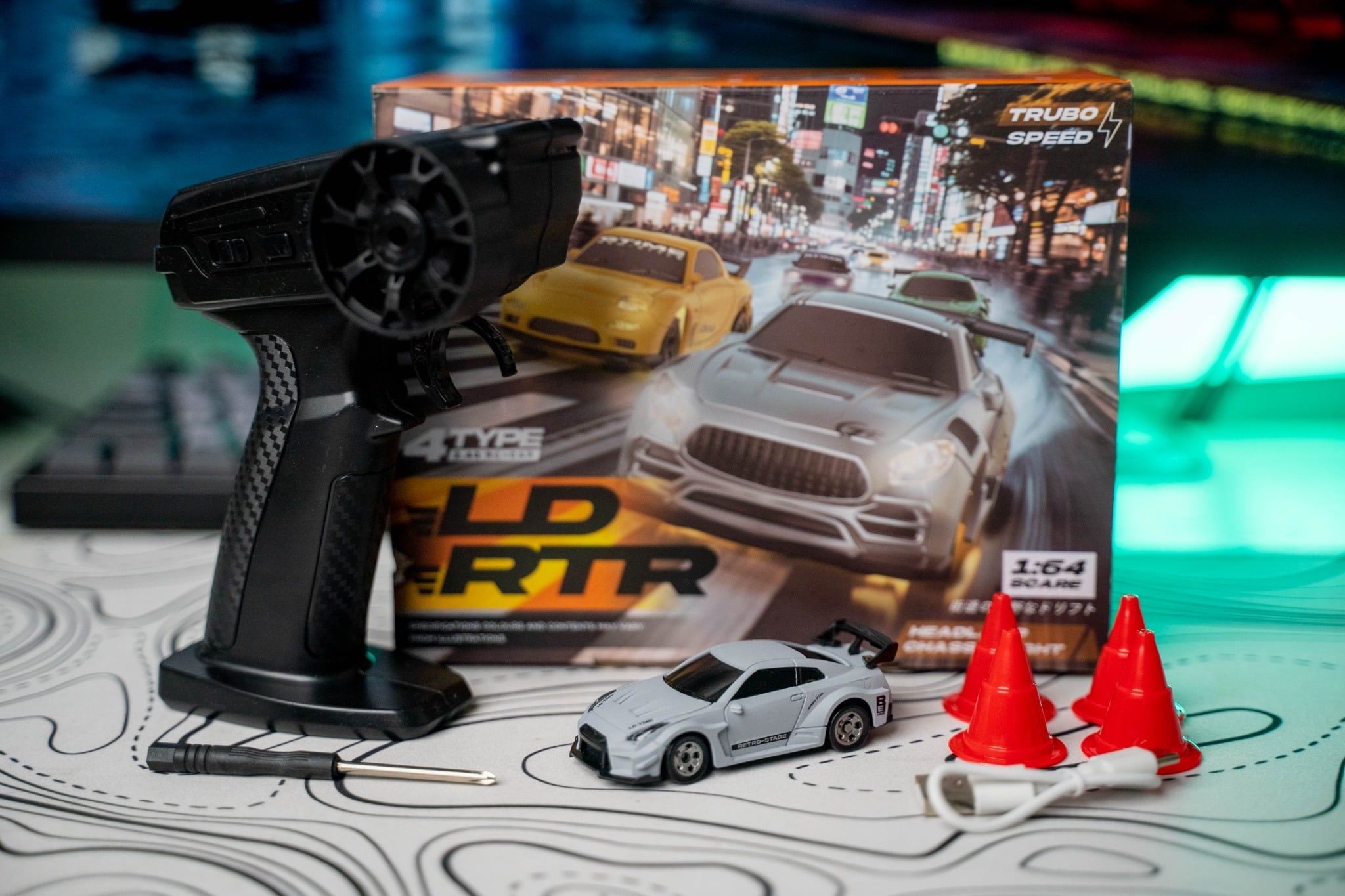  Xe đua điều khiển Mini Drift (1:64) 