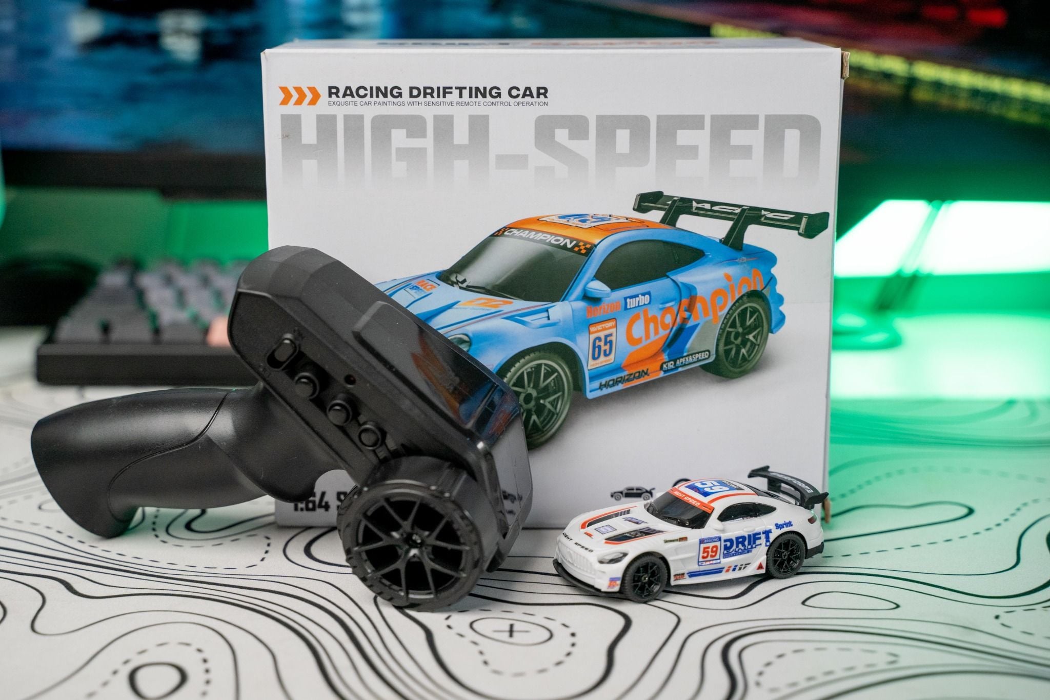  Xe đua điều khiển Mini Drift (1:64) 