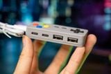  Hub mở rộng chuyển đổi 4 cổng Type C / USB truyền tải tốc độ - Thiết kế hình Controller Retro 
