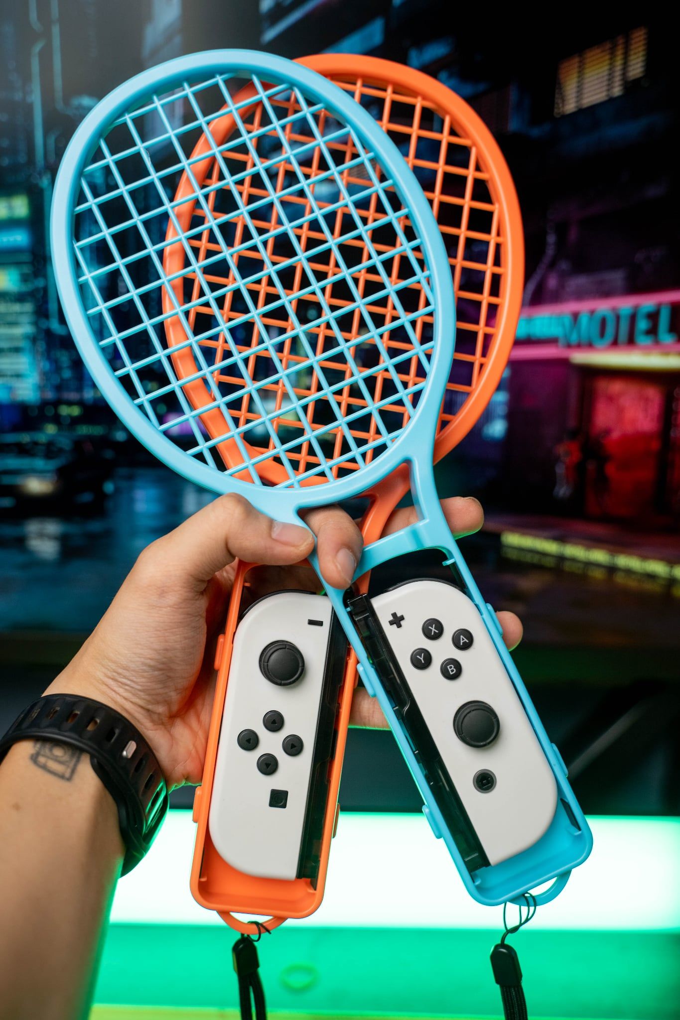  Bộ Vợt Thể Thao Tennis Cầu Lông phù hợp Joy-con Nintendo Switch V1 V2 / 2 / OLED  - Phụ kiện Sports cho Switch 