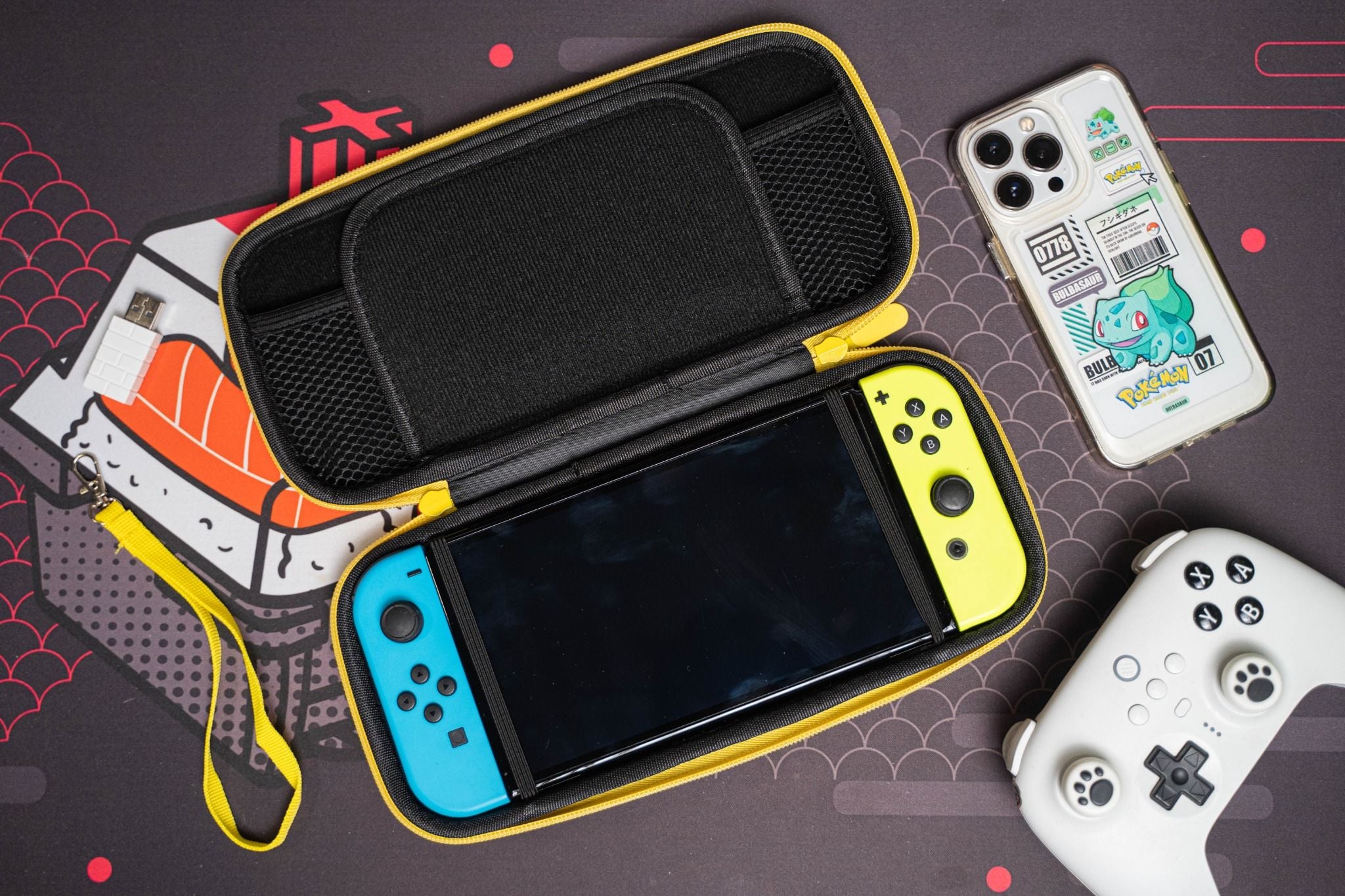  Bao đựng Switch màu Limited Pokemon/Zelda/Mario/Monster Hunter ... cho máy V1, V2, OLED 