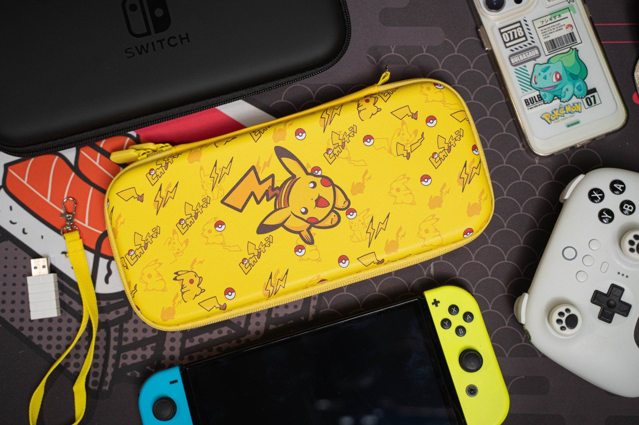  Bao đựng Switch màu Limited Pokemon/Zelda/Mario/Monster Hunter ... cho máy V1, V2, OLED 