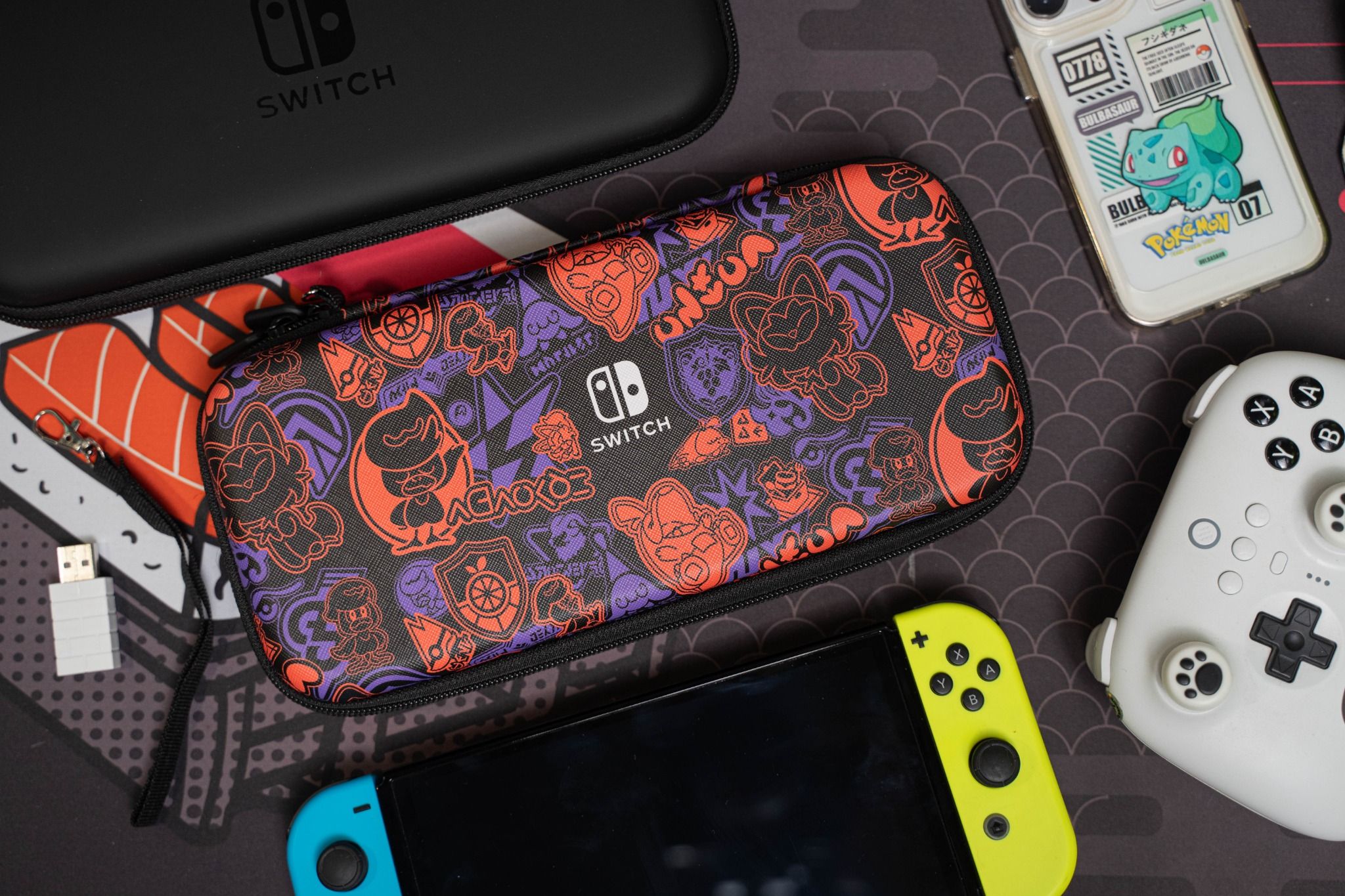  Bao đựng Switch màu Limited Pokemon/Zelda/Mario/Monster Hunter ... cho máy V1, V2, OLED 
