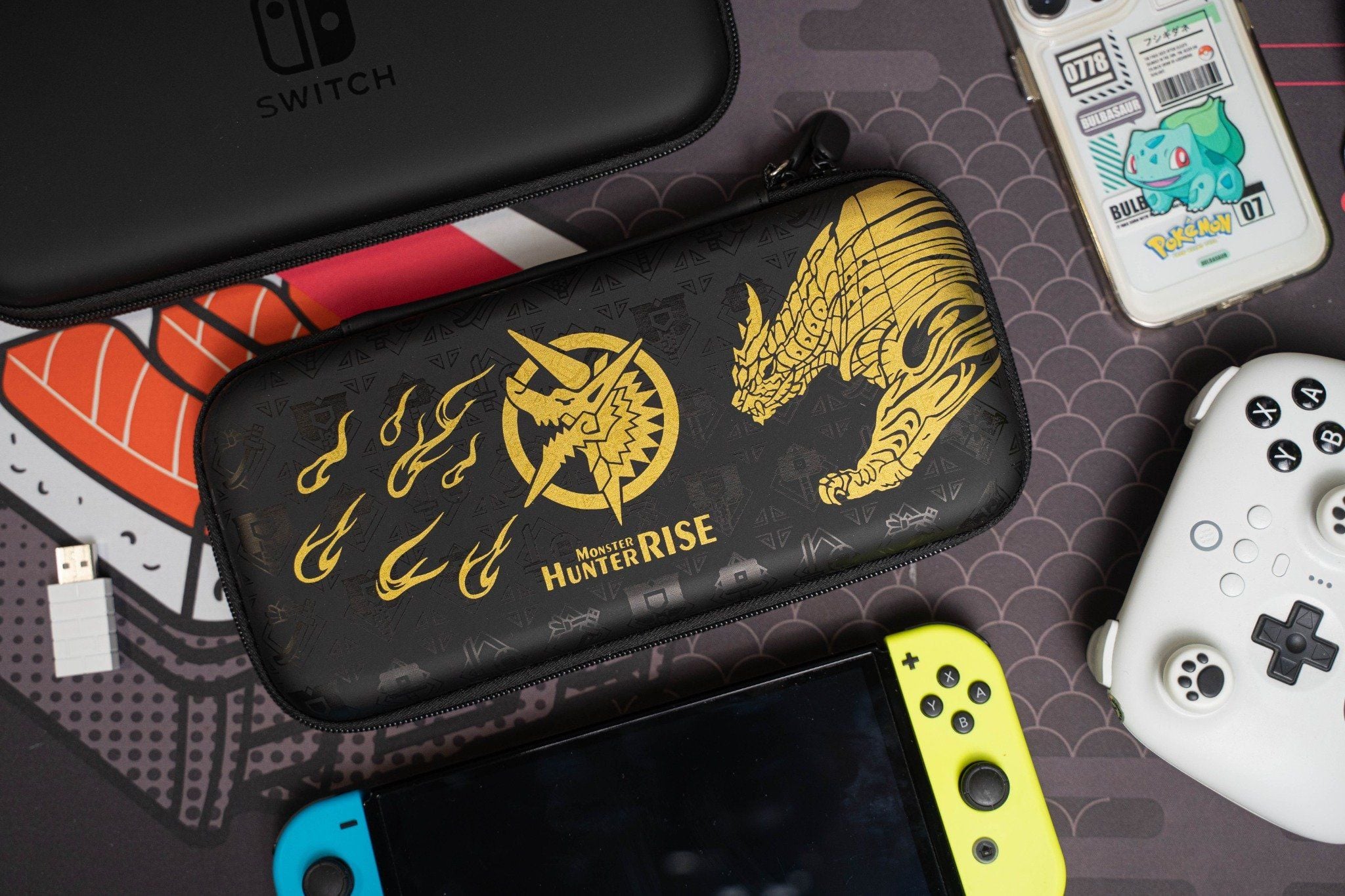  Bao đựng Switch màu Limited Pokemon/Zelda/Mario/Monster Hunter ... cho máy V1, V2, OLED 