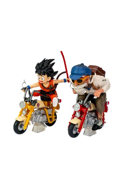  Figure Dragonball Goku và Quy Lão Kame cưỡi xe máy 