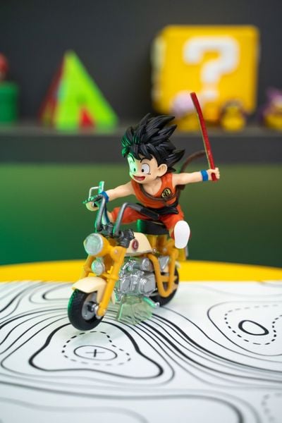  Figure Dragonball Goku và Quy Lão Kame cưỡi xe máy 