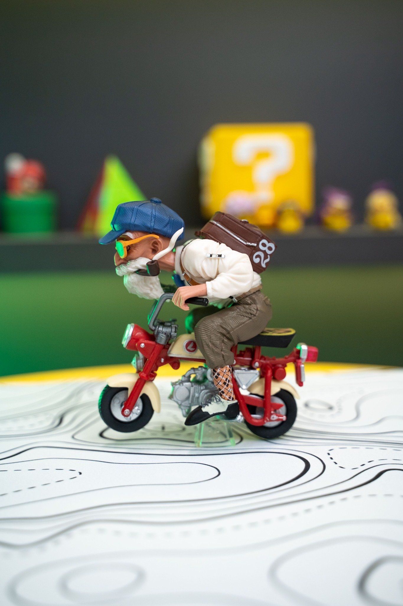  Figure Dragonball Goku và Quy Lão Kame cưỡi xe máy 