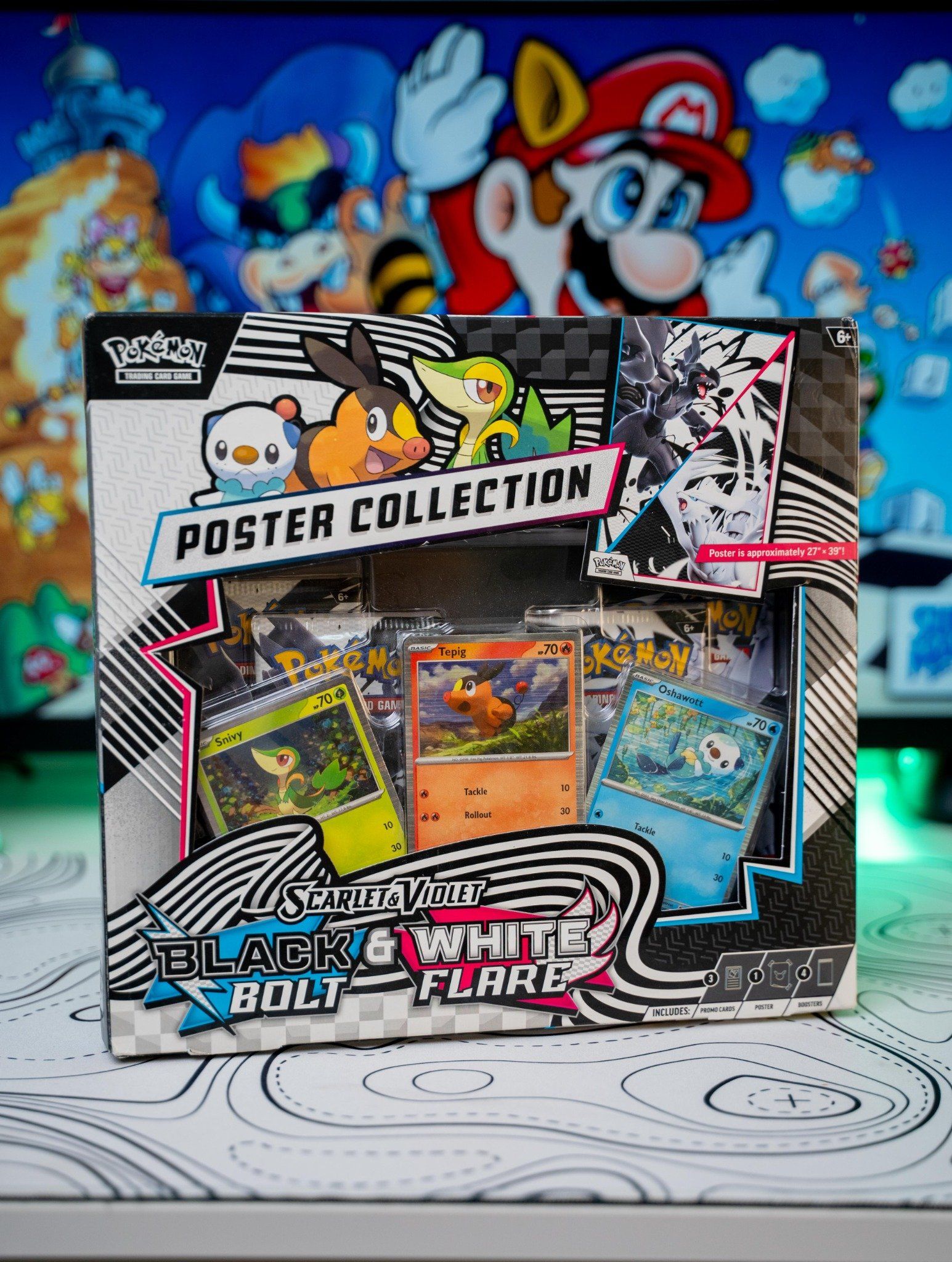  Unova Poster Collection - SV: Black Bolt (BLK) - TCG TOPO SHOP 