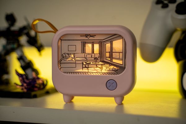  Đèn ngủ decor trang trí để bàn hình Tivi Retro 