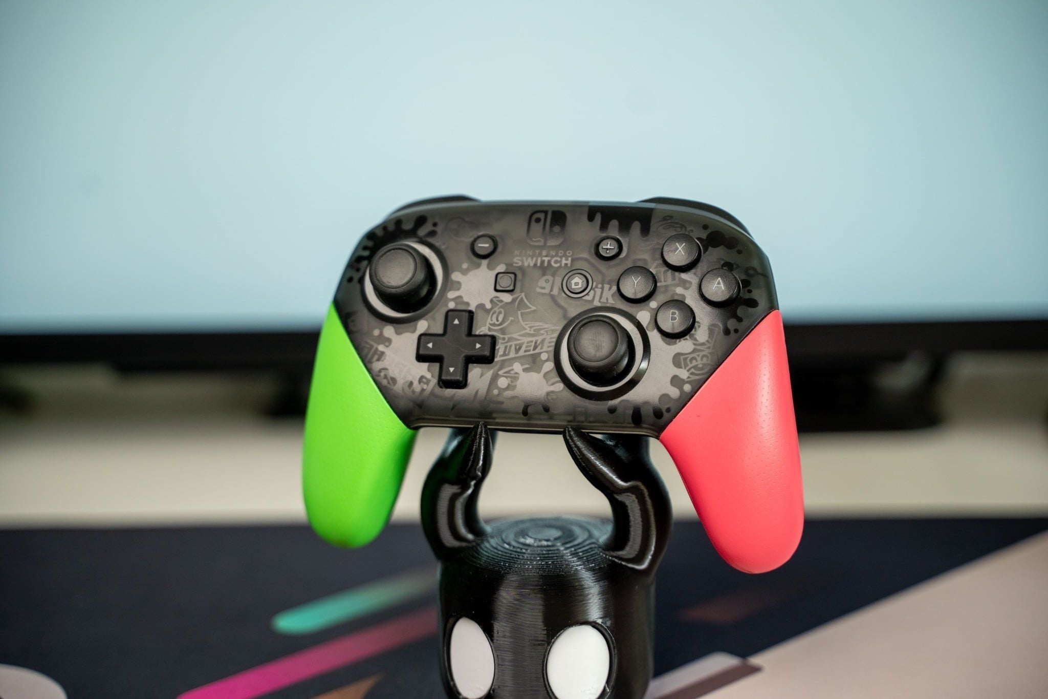  Tay cầm Nintendo Switch Pro Controller Splatoon 2 Fullbox 2hand 
