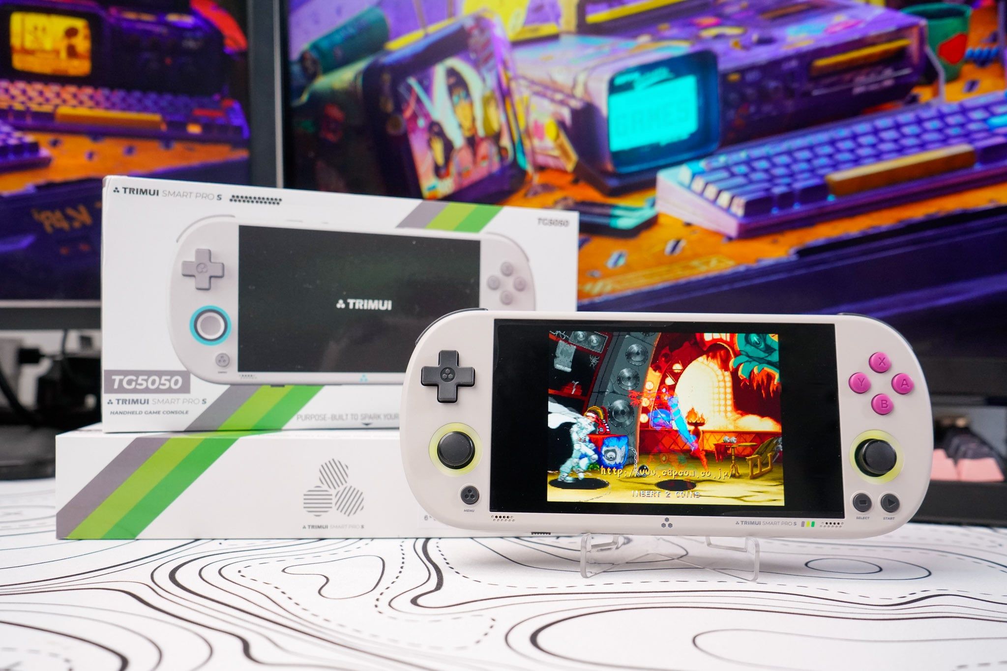  TrimUI Smart Pro S - Kèm thẻ 64GB tốc độ cao + Cài sẵn Firmware và kho game hay chọn lọc 