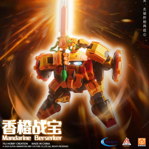  Robot trái cây Quýt Kiếm Sĩ (Mô hình lắp ráp) 