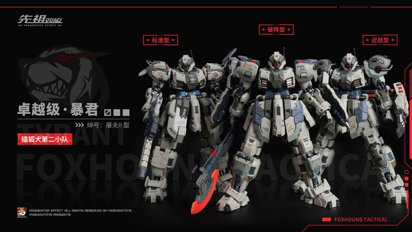  1/100 FoxHound [T.Y.R.A.N.T] Bản combo 3 (Mô Hình Ráp Sẵn) 