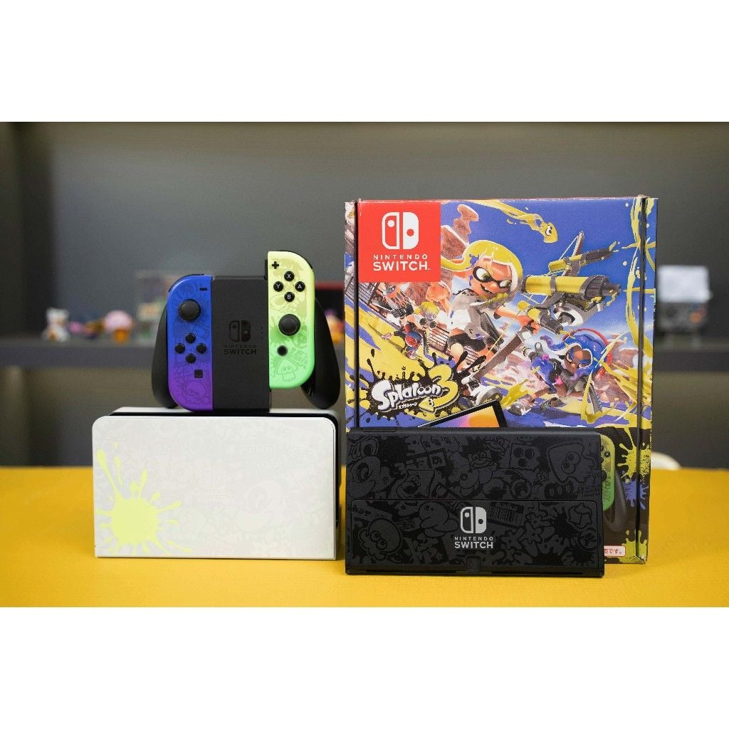  Switch Oled Mới 99% Nguyên Bản (Không Mod) Đầy đủ phụ kiện Chính hãng 