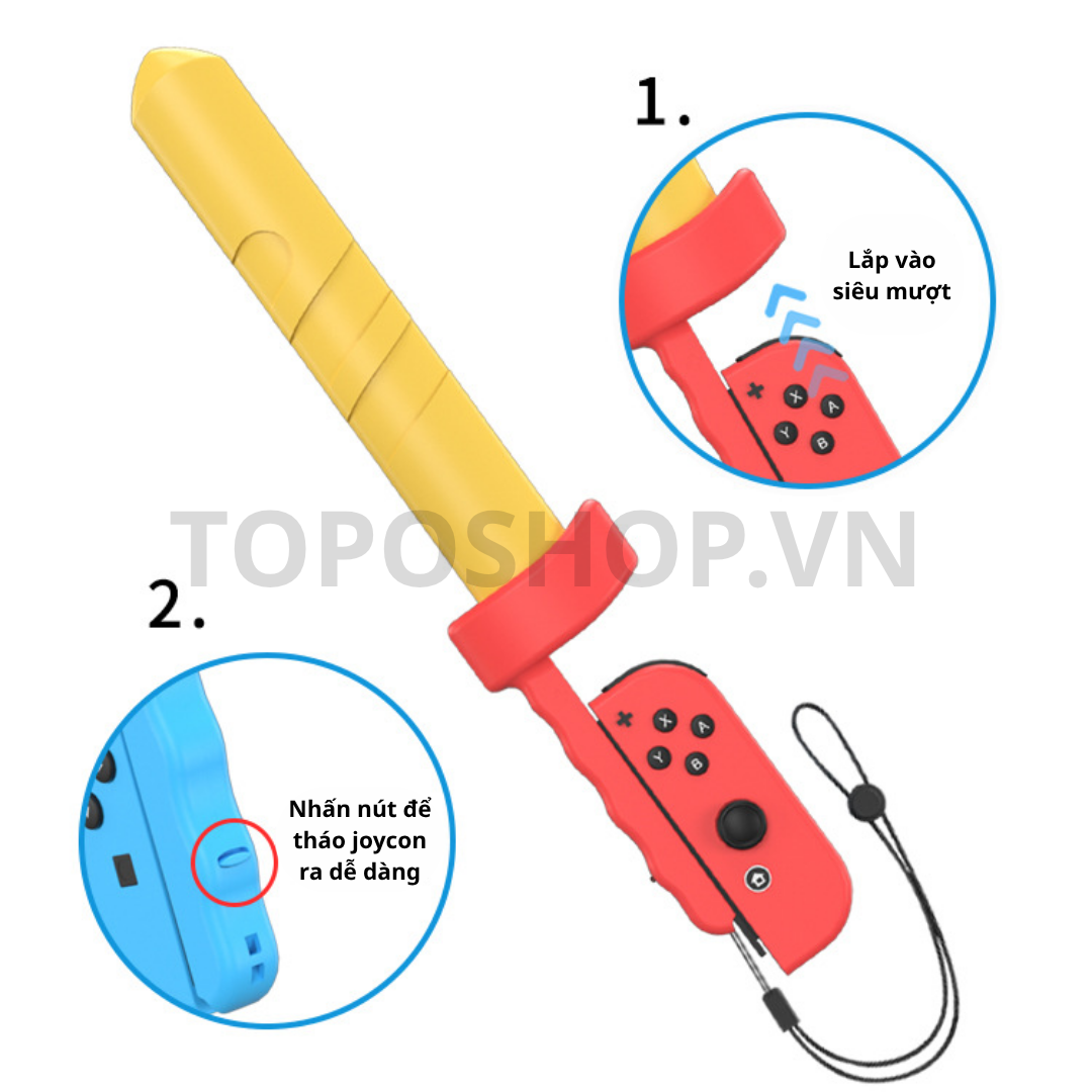  Bộ gậy Kendo / Light Saber DOBE cho Joy-con Nintendo Switch V1/V2/ OLED 