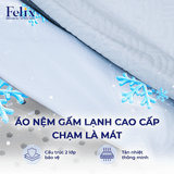 Nệm cao su than tre Premium Glacier Carbon