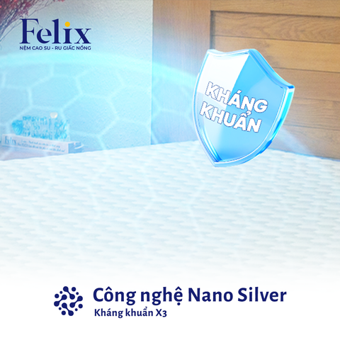  Nệm Cao Su Than Tre Premium Silver Carbon - 15cm 