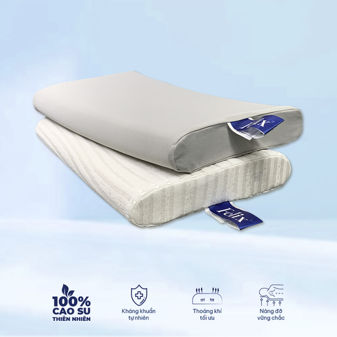  Gối Joy – Gối lót lưng cao su thiên nhiên nâng đỡ cấu trúc cột sống toàn diện 