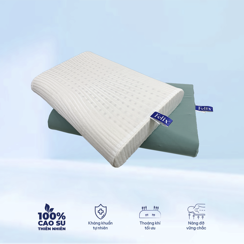  Gối Pudding - gối cao su thiên nhiên 