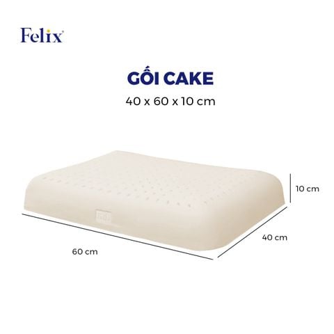  Gối cao su Felix - Gối Cake 