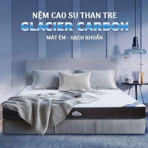  Nệm cao su than tre Premium Glacier Carbon 