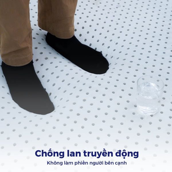 Nệm cao su than tre Glacier Carbon - Mát lạnh sạch khuẩn