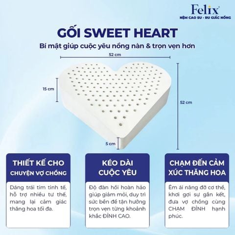  GỐI TIM SWEETHEART – GỢI CẢM HƠN, THĂNG HOA HƠN 