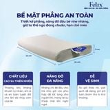  Gối Joy – Gối lót lưng cao su thiên nhiên nâng đỡ cấu trúc cột sống toàn diện 