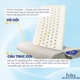  Gối Joy – Gối lót lưng cao su thiên nhiên nâng đỡ cấu trúc cột sống toàn diện 