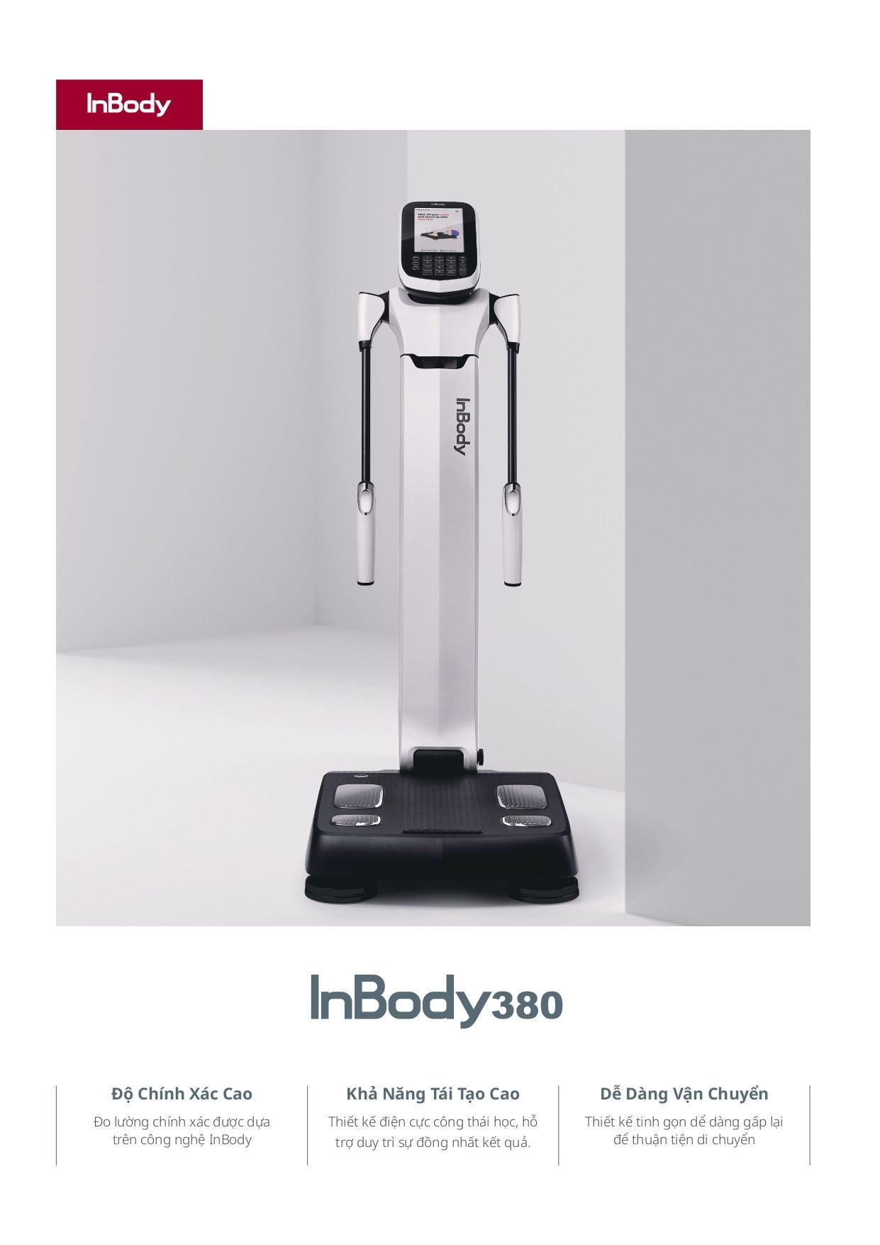 THIẾT BỊ PHÂN TÍCH CƠ THỂ ︱INBODY 380