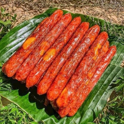 Lạp Xưởng Tôm Trứng Muối – Đậm Đà Vị Tôm, Béo Bùi Trứng Muối, Ít Mỡ – Hải  Sản Kỳ Hà