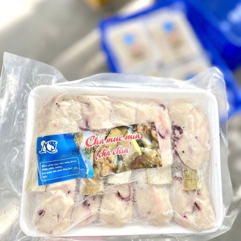 Chả Mực Cuộn Mía