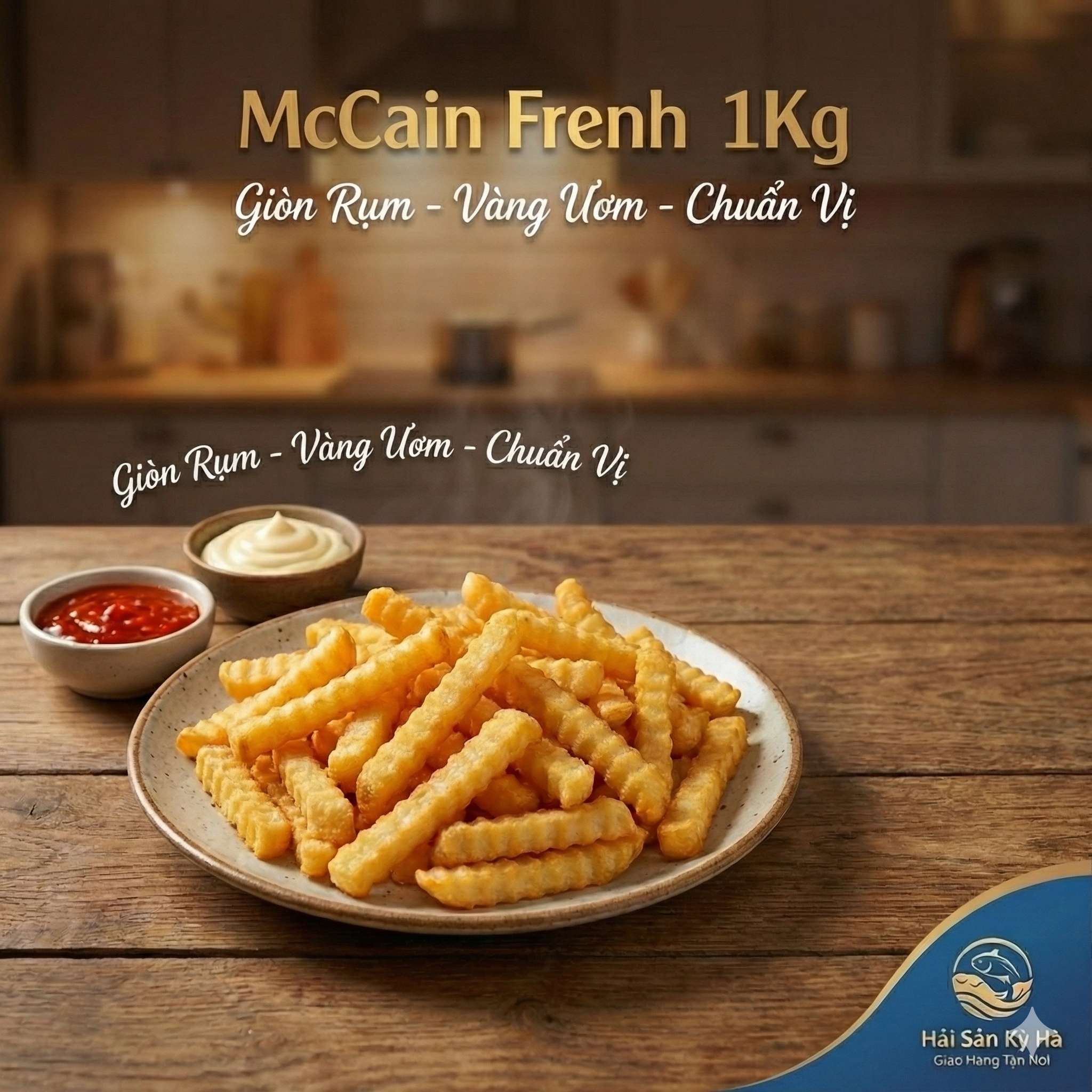 Chế biến Khoai Tây Răng Cưa McCain