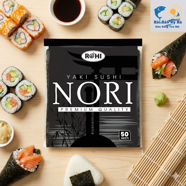 Rong biển khô cuộn cơm Rohi ( gói ) – Hải Sản Kỳ Hà