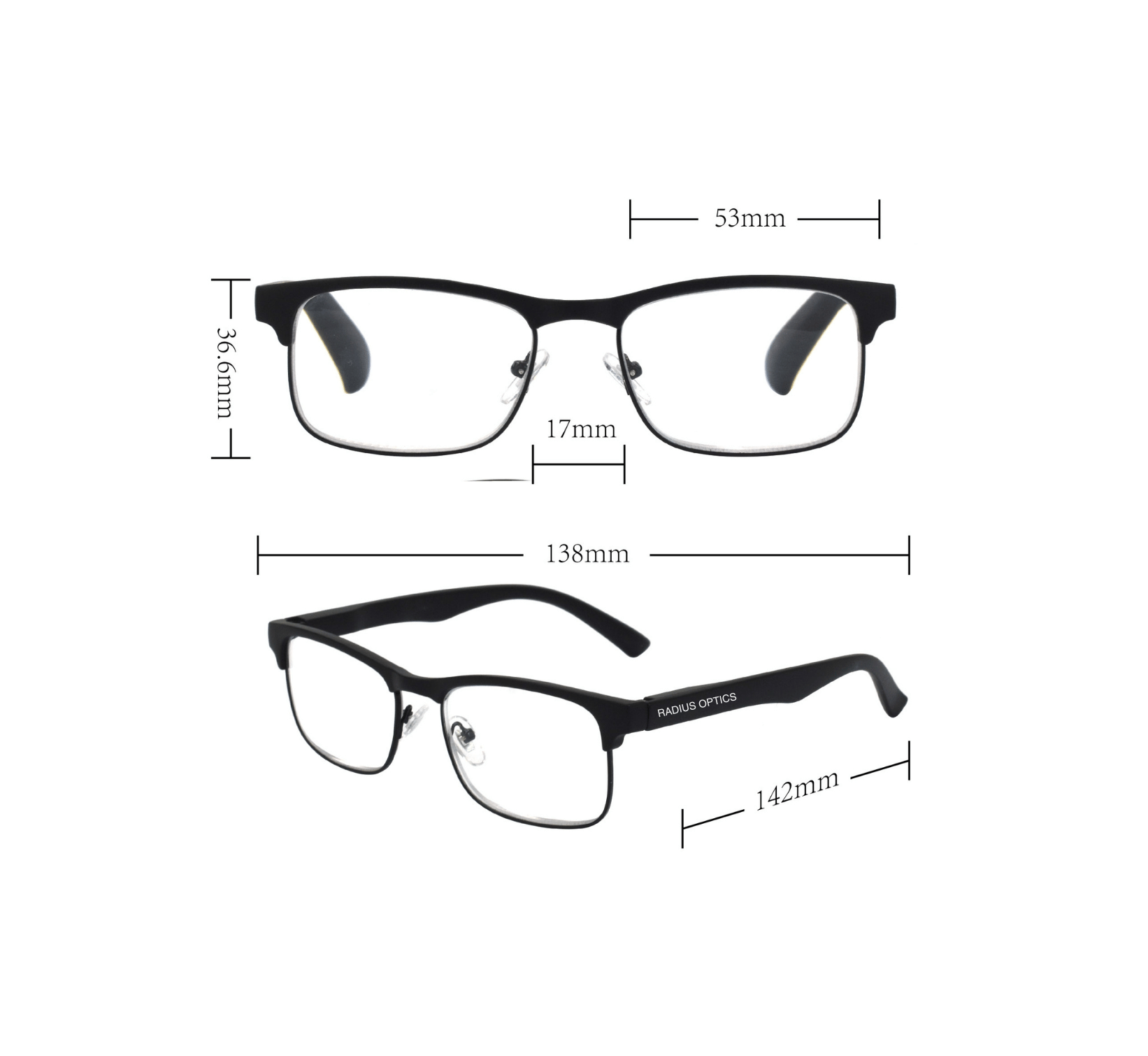  MẮT KÍNH LÃO – RADIUS OPTICS PR-PC12105 