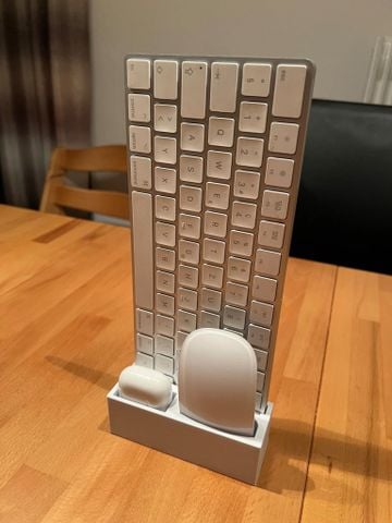  Apple Magic Keyboard, AirPods & Mouse Stand 