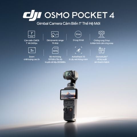  Máy quay chống rung DJI Pocket 4 - Creator Combo 